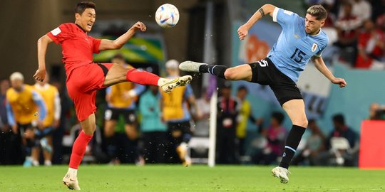 Momen Uruguay vs Korea Selatan Tampil Agresif Tanpa Gol