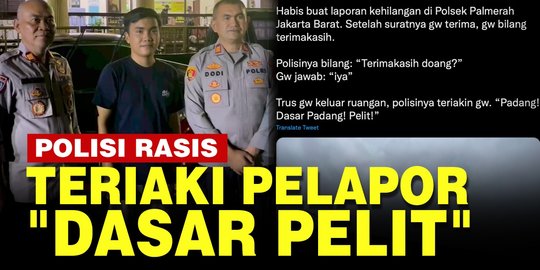 VIDEO: Kelakuan Polisi Teriak Rasis ke Warga di Polsek Palmerah, Kapolsek Minta Maaf