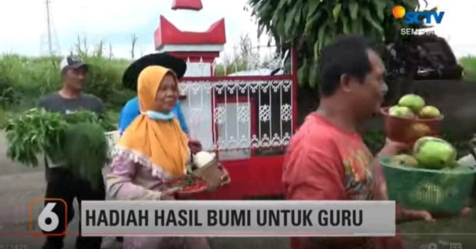 sedekah bumi untuk para guru di semarang