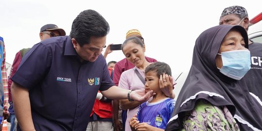 Erick Thohir Kerahkan 58 Perusahaan BUMN Bantu Masyarakat Korban Gempa Cianjur