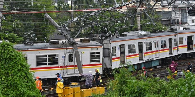 KAI Pastikan Tak Ada Korban KRL Anjlok