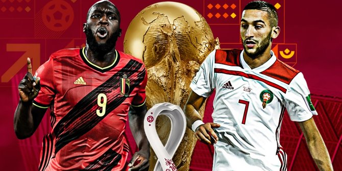 Prediksi Belgia vs Maroko di Grup F Piala Dunia: Belgia Tatap Asa ke 16 Besar