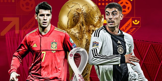 Prediksi Spanyol vs Jerman di Grup E Piala Dunia 2022: Final Kepagian Dua Juara Dunia
