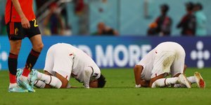 Momen Maroko Rebut Puncak Klasemen Grup F Piala Dunia 2022 Usai Tekuk Belgia 2-0