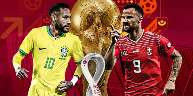 Prediksi Brasil vs Swiss di Grup G Piala Dunia: Neymar Absen, Brasil Tetap Kuat!