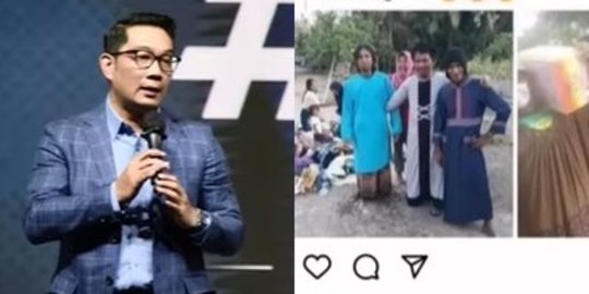 Aksi Kocak Bapak-bapak Pakai Daster di Bencana Cianjur, Ini Kata Ridwan Kamil