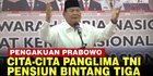 VIDEO: Prabowo Cita-Cita jadi Panglima TNI, 