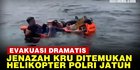 VIDEO: Dramatis Proses Evakuasi Helikopter Polri Jatuh, Jenazah Kru Ditemukan
