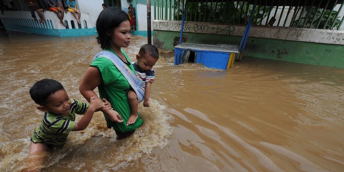 Tujuh RT di Jakarta Masih Terendam Banjir, Paling Tinggi Satu Meter