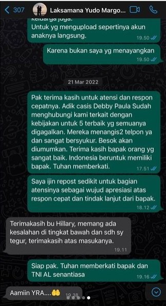unggahan hillary lasut