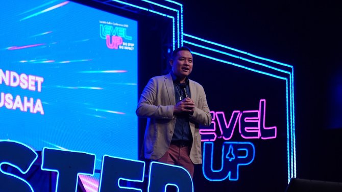 chandra putra di lazada seller conference level up 2022