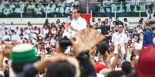 PKS Endus Wacana Tiga Periode saat Jokowi Kumpul Bareng Relawan di GBK