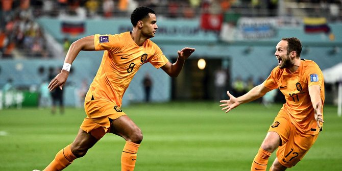 Hasil Piala Dunia Grup A Lolos 16 Besar: Belanda Juara dan Senegal Runner Up