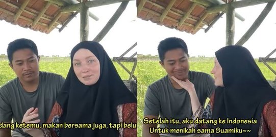 Cerita Bule Rusia Dapat Jodoh Pria Lumajang, Bertemu saat Suami Sedang Bakar Sate
