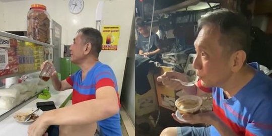 Malam-malam Bos Tol Lapar Makan di Warteg Kaki Lima 'Makanannya Enak Tenan & Murah'