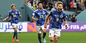Momen Jepang Hajar Spanyol dan Lolos 16 Besar Piala Dunia