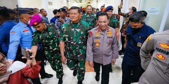 Kapolri Kawal Kasal Yudo Margono di DPR: Bentuk Sinergitas TNI-Polri!