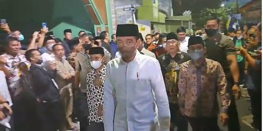 Presiden Jokowi Melayat ke Kediaman Ferry Mursyidan Baldan