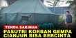 VIDEO: Tenda Sakinah, Bilik Bercinta Pasutri Korban Gempa Cianjur