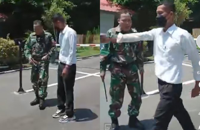 calon tni dites gerakan berbaris aksinya justru bikin ngakak dan viral