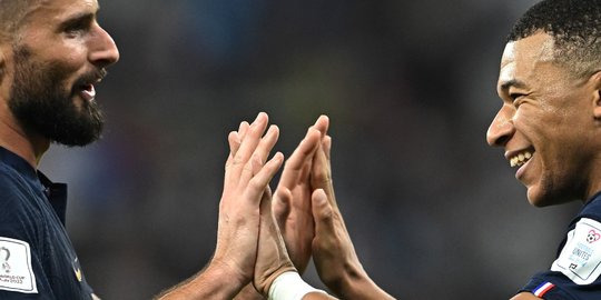 Momen Mbappe dan Giroud Antarkan Prancis ke Perempat Final Piala Dunia 2022