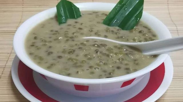 ilustrasi bubur kacang hijau