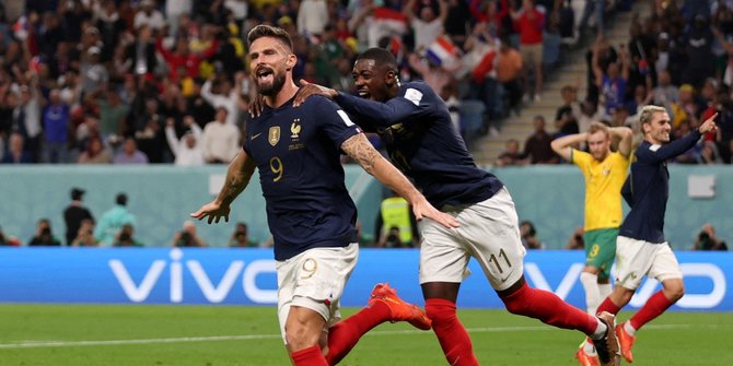 Piala Dunia 2022, Olivier Giroud Cetak Sejarah Pencetak Gol Terbanyak Prancis