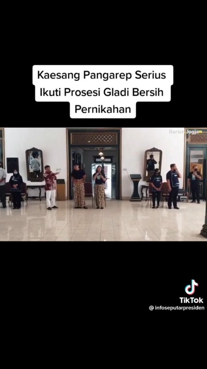 momen kaesang pangarep jalani gladi resik pernikahan erina tak hadir