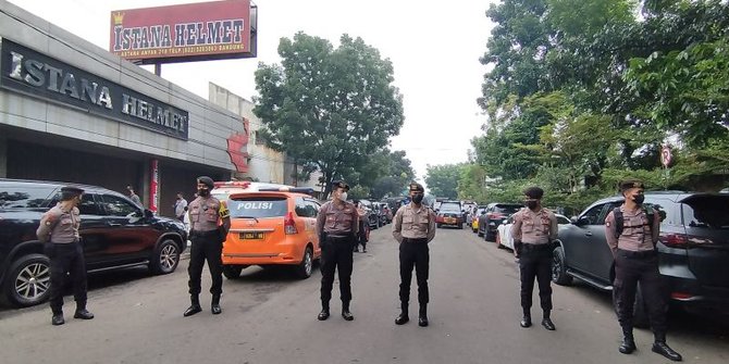 Ledakan Kembali Terdengar di Sekitar Polsek Astana Anyar Bandung