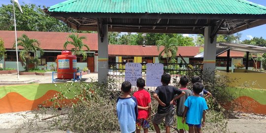 Persoalan Lahan Berimbas Penyegelan Sekolah, Murid SD di Kupang Tidak Bisa Belajar