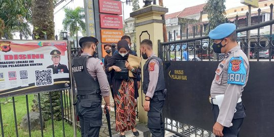 Antisipasi Ancaman, Penjagaan Markas Polres Tasikmalaya Kota Diperketat