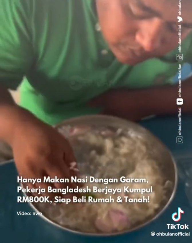 viral pria rela makan nasi garam selama 19 tahun berhasil kumpulkan rp28 miliar