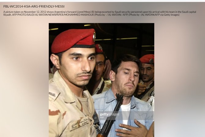 cek fakta hoaks foto lionel messi ditahan polisi qatar