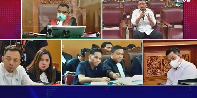 Begini Ekspresi Bharada E Dengar Kesaksian Ferdy Sambo 'Hajar Chad'