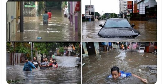CEK FAKTA: Foto Banjir Jakarta Ini Bukan di Era Kepemimpinan Pj Gubernur DKI Heru