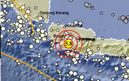 Kota Sukabumi Dilanda Gempa 5,8 Magnitudo, Ini Fakta-faktanya | merdeka.com