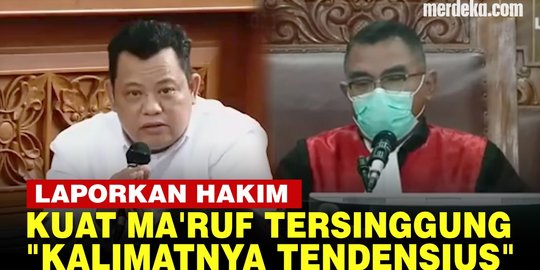 VIDEO: Kubu Kuat Ma'ruf Laporkan Hakim Wahyu, Kami Lihat Kalimatnya Tendensius
