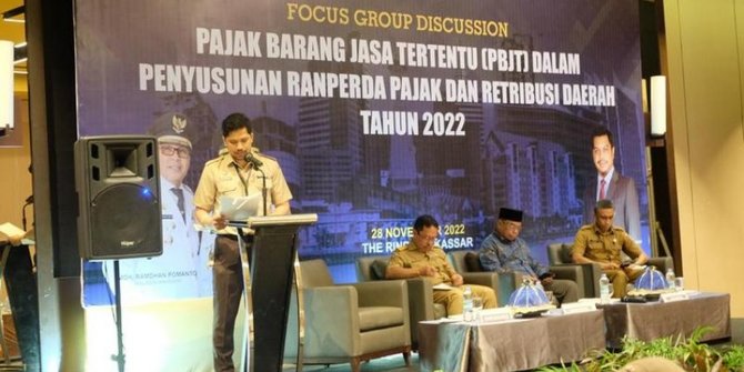 Bapenda Makassar Gelar FGD Bahas Pajak Barang Jasa Tertentu
