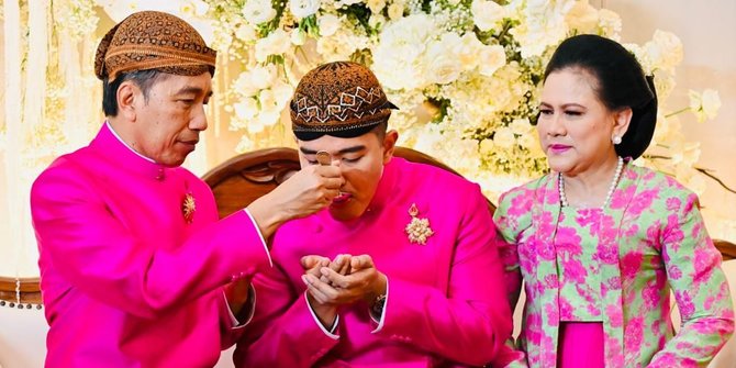 Kaesang Resmi jadi Suami Erina Gudono, Iriana Jokowi: Berdua Lagi, Nanti Tambah Cucu