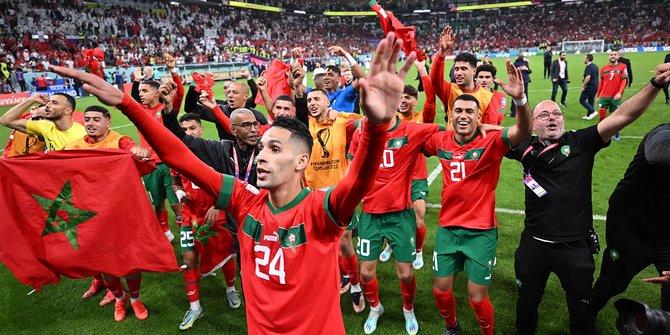 Pulangkan Portugal, Maroko Jadi Tim Afrika Pertama yang Tembus Semifinal Piala Dunia