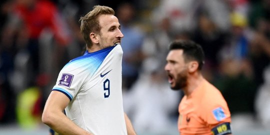 Wajah Penyesalan Harry Kane Usai Ditekuk Prancis 1-2 di Piala Dunia 2022