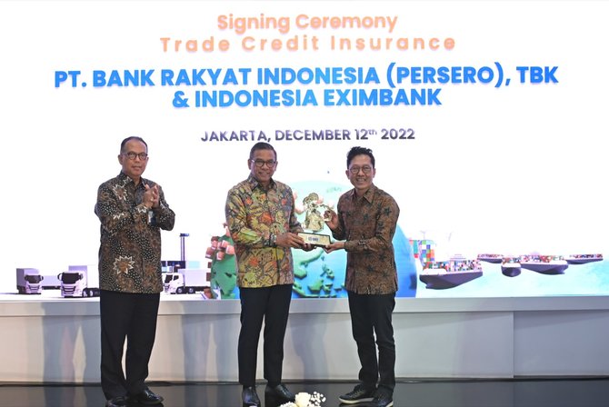 gandeng indonesia eximbank bri perkuat layanan trade finance pelaku eksportir