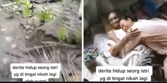 Miris, Wanita Ini Ditinggal Suami Nikah Lagi, Kondisinya Bikin Sedih