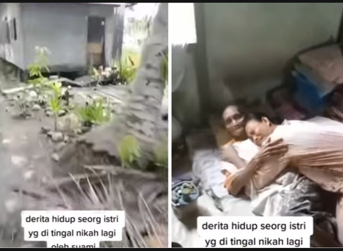 miris wanita ini ditinggal suami nikah lagi kondisinya bikin sedih