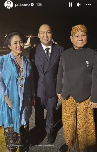 momen manis kebersamaan prabowo amp titiek soeharto