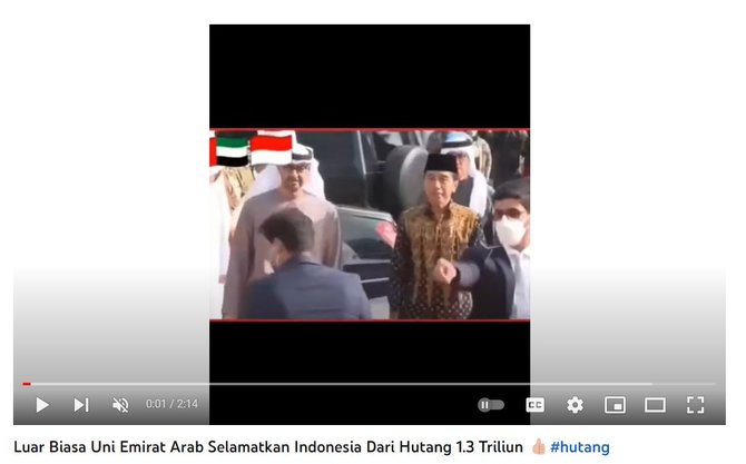 cek fakta hoaks uea selamatkan indonesia dari utang usd 13 triliun