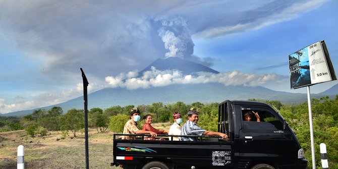 Rentetan Gempa di Karangasem Tak Berdampak pada Aktivitas Gunung Agung