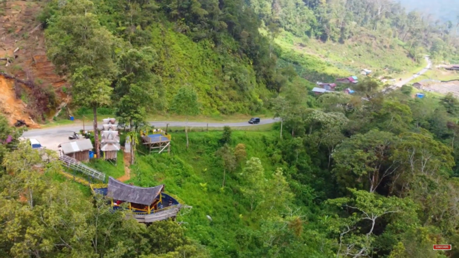 ada rumah pohon perahu ini 3 potret wisata tugu kuliki di langkat