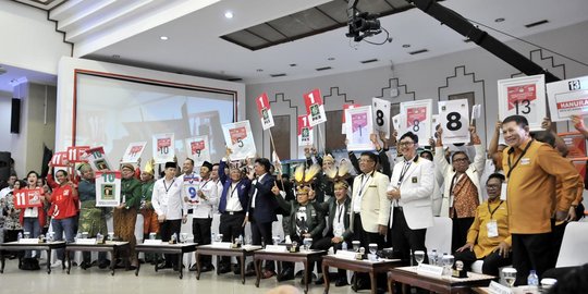 Usai Tetapkan Peserta Pemilu 2024, KPU Gelar Rapat Pleno Pengundian Nomor Urut Parpol