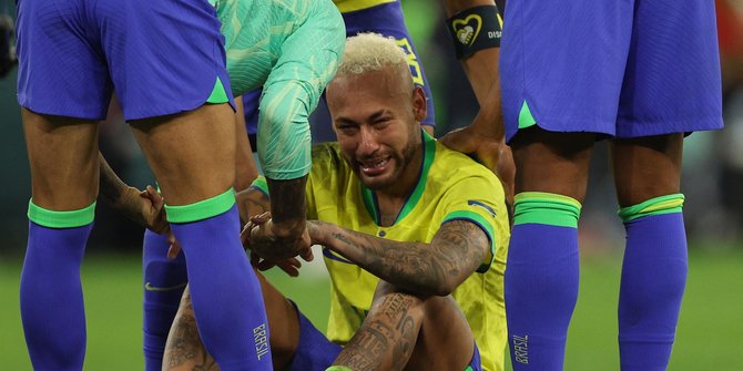 Ronaldo: Neymar Butuh Bantuan Psikologis Usai Tersingkir Piala Dunia 2022